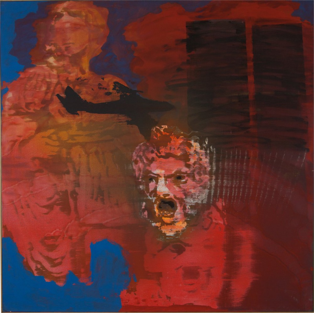 paolo baratella: 11 settembre, provenienza Soave arte 